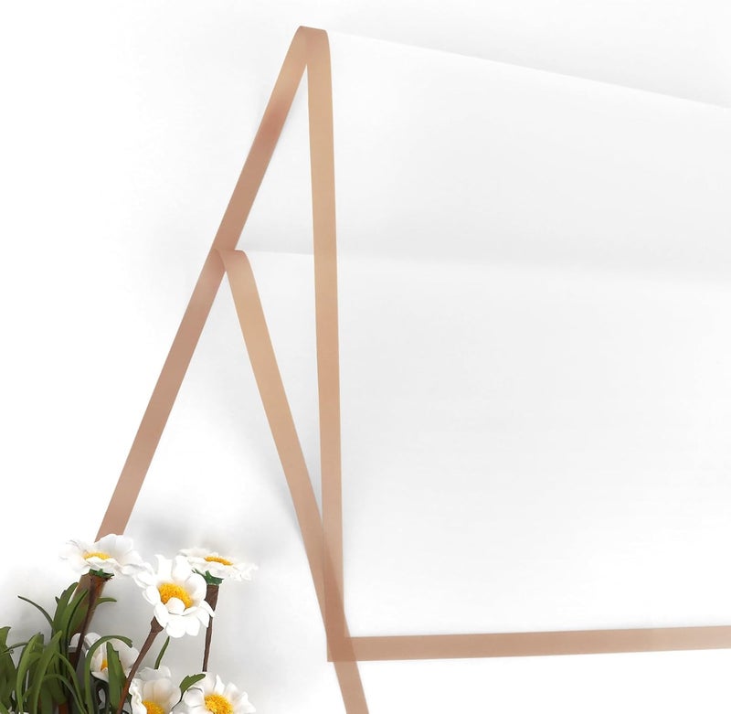 FUHITIM 20 Sheets Flower Wrapping Paper - Waterproof Floral Bouquet Packaging Paper for DIY Crafts，Florist Supplies Packaging Paper for Wedding Birthday Gift (White) - Image 3